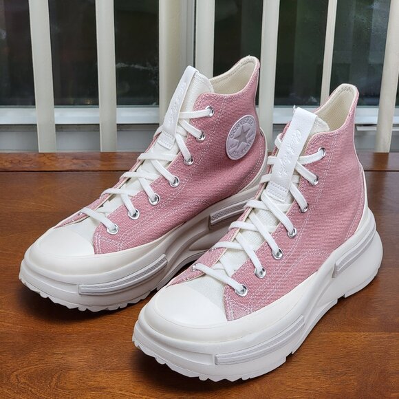 Converse Women's Run Star Legacy CX Hi Canvas A00873C Rush Pink Multi Sizes - Picture 12 of 12